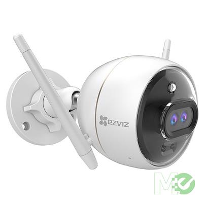 MX00114291 C3X 1080p Dual-Lens AI-Powered Outdoor Smart Security Camera w/ Wi-Fi, White
