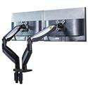 MX00114311 F195A Dual Monitor Desk Mount Stand, 22-27in, Black
