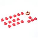 MX00114549 Rubber Gaming Keycap Set, 18-Keys, Red