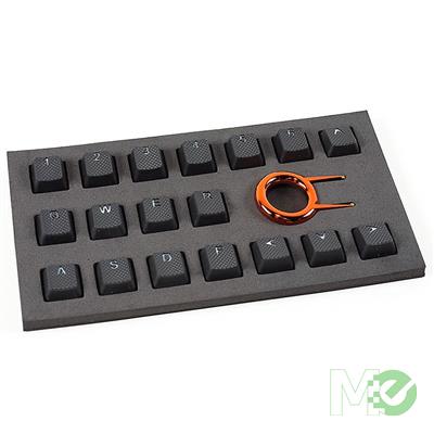MX00114550 Rubber Gaming Keycap Set, 18-Keys, Black
