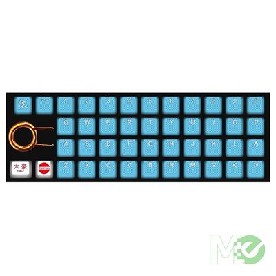 MX00114552 Rubber Gaming Keycap Set, 42-Keys, Blue
