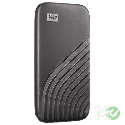 MX00114780 My Passport Portable SSD External Drive, 500GB, Gray