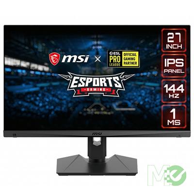 MX00114821 MAG274R 27in 16:9 IPS Flat Gaming Monitor, 144Hz 1ms, 1080P FHD, Height Adjustable, FreeSync, RGB