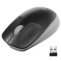 MX00115159 M190 Wireless Optical Mouse, Black / Charcoal