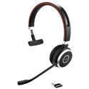 MX00115175 EVOLVE 65 MS Mono Wireless Bluetooth Professional Headset w/ Noise-Cancelling Microphone, Charging Stand, Black 