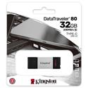 MX00115302 DataTraveler 80 USB-C 3.2 Flash Drive, 32GB 