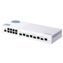 MX00115337 QSW-M408-4C 12-Port Managed Switch w/ 10GbE SFP+ Combo Ports
