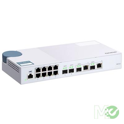 QSW-M408-2C, Entry-level 10GbE Layer 2 Web Managed Switch for SMB Network  Deployment