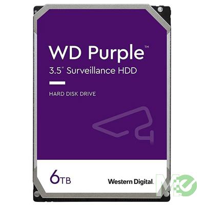 MX00115526 Purple 6TB Surveillance 3.5in Hard Drive, SATA III w/ 128MB Cache 
