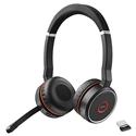 MX00115643 EVOLVE 75 MS Stereo Wireless Bluetooth Professional Headset w/ Noise-Cancelling Microphone, Black 