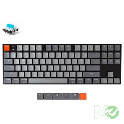 MX00115771 K1 Wireless White Backlight Mechanical Keyboard w/ Gateron Low Profile Blue Switches