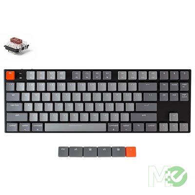 MX00115772 K1 Wireless White Backlight Mechanical Keyboard w/ Gateron Low Profile Brown Switches