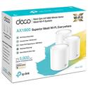 MX00115950 Deco X20 AX1800 Dual-Band Mesh Wi-Fi 6 System, 3-Pack, White