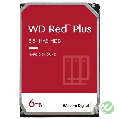 MX00116112 Red Plus 6TB NAS Desktop Hard Drive, SATA III w/ 128MB Cache 