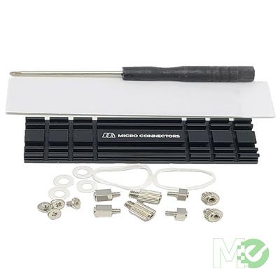MX00116140 M.2 NVME SSD Installation Kit w/ Low-Profile Heat Sink and Mounting Screws