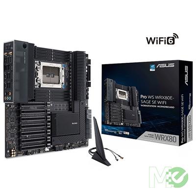 MX00116160 PRO WS WRX80E-SAGE SE WI-FI w/ DDR4-3200, 7.1 Audio, Dual 10G LAN, 4-Way SLI