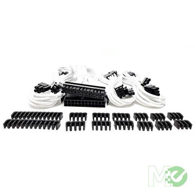 MX00116188 Premium Sleeved PSU Cable Extension Kit, White