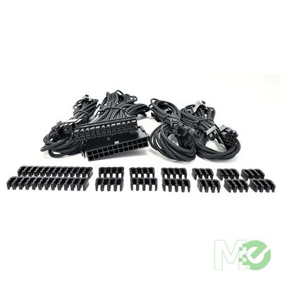 MX00116189 Premium Sleeved PSU Cable Extension Kit, Black