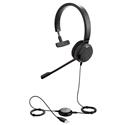 MX00116277 EVOLVE 30 II MS Mono Professional Headset w/ Noise-Cancelling Microphone, Black 