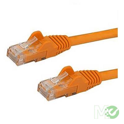 MX00116402 Snag-less Cat 6 Patch Cable, Orange, 100ft.