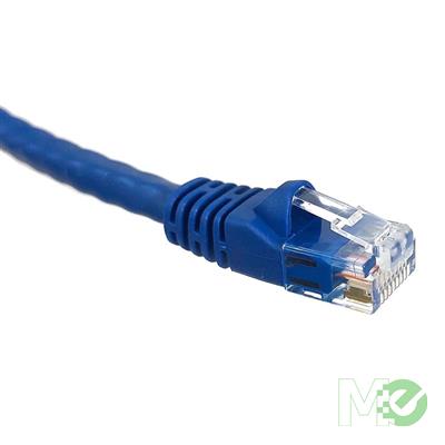 MX00116422 Molded Snagless Cat 6 RJ45 UTP Networking Patch Cable, Blue, 75ft 