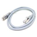 MX00116511 Cat7 SSTP CMR/FT4 Stranded Ethernet Cable, Grey, 1.5ft
