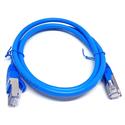 MX00116531 Cat7 SSTP CMR/FT4 Stranded Ethernet Cable, Blue, 1.5ft