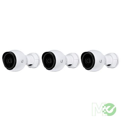 MX00116686 UniFi Camera G4 Bullet 4MP Indoor / Outdoor Bullet Video Cameras, PoE Powered, 3-Pack 