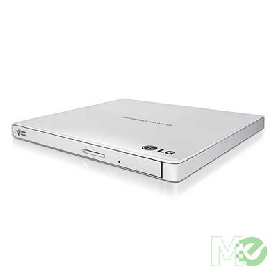 MX00116706 Ultra-Slim External Portable DVD Writer, Burner, Disc Drive -White