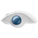 MX00116753 Ergo M575 Wireless Optical Trackball Mouse, White