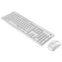MX00116770 MK295 Silent Wireless Keyboard & Mouse Combo, White 