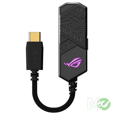 MX00116778 ROG Clavis USB-C to 3.5mm Gaming DAC External Sound Card w/ Aura Sync RGB