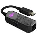 MX00116778 ROG Clavis USB-C to 3.5mm Gaming DAC External Sound Card w/ Aura Sync RGB