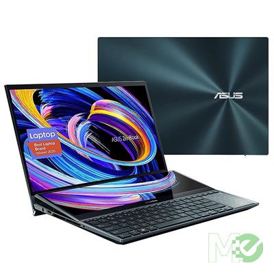 MX00117103 ZenBook Pro Duo UX582LR-XS74T w/ Core™ i7-10870H, 16GB, 1TB SSD, 15.6in UHD Touch, GeForce RTX 3070, ScreenPad Plus, Win 10 Pro