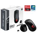MX00117314 Clutch GM41 Lightweight Wireless RGB Optical Gaming Mouse, Black 