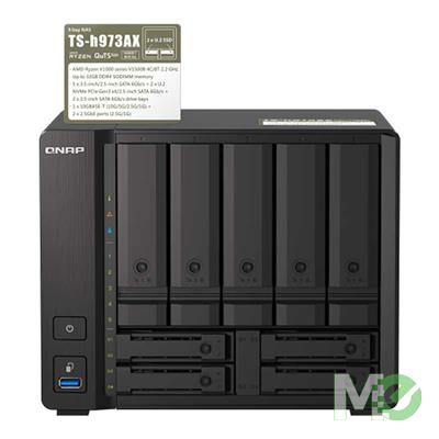 MX00117464 TS-H973AX-32G-US 9-Bay NAS w/ 32GB RAM, USB-C