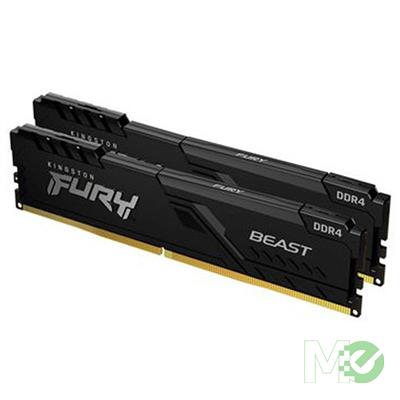 MX00117512 FURY Beast 16GB DDR4 3200MHz CL16 Dual Channel Kit (2x 8GB), Black