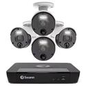 MX00117893 Master Series 4 Cameras 8 Channel 4K HD NVR Security System w/ 2TB Hard Drive 