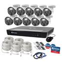 MX00117895 Master Series 10 Cameras 16 Channel 4K HD NVR Security System w/ 2TB Hard Drive 