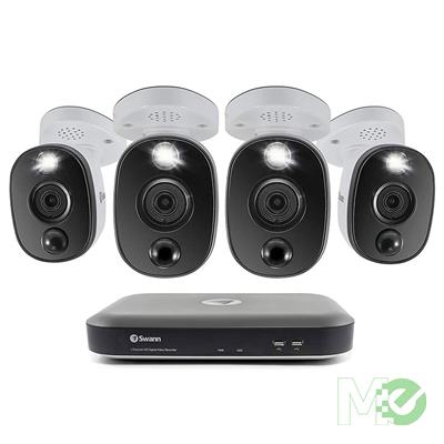 MX00117898 4 Cameras 4 Channel 4K Ultra HD DVR Security System w/ 1TB Hard Drive