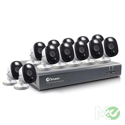 MX00117911 12 Cameras 16 Channel 1080p Full HD DVR Security System w/ 1TB Hard Drive