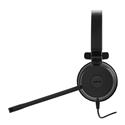 MX00117935 EVOLVE 20 MS Mono Professional Headset w/ Noise-Cancelling Microphone, Black 