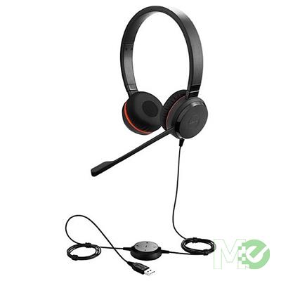 MX00117937 EVOLVE 20SE MS Stereo Professional Headset w/ Noise-Cancelling Microphone, Black 