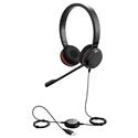 MX00117937 EVOLVE 20SE MS Stereo Professional Headset w/ Noise-Cancelling Microphone, Black 