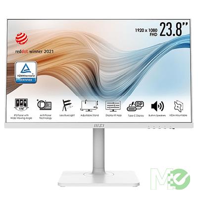 MX00118052 Modern MD241PW 23.8in Full HD IPS LED LCD, White w/ USB-C, HAS, Speakers