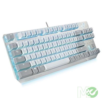 MX00118409 ROG Strix Scope NX TKL RGB Gaming Keyboard w/ Aura Sync, ROG NX Brown Tactile Mechanical Switches, Moonlight White