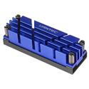 MX00118432 ICEBERQ M.2 NVMe / SSD Heat Sink w/ Thermal Pad, Blue