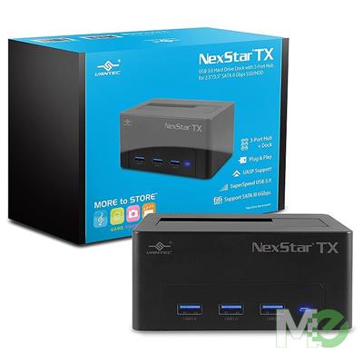 MX00118525 NexStar TX USB 3.0 2.5in/3.5in Hard Drive Dock w/ 3-Port Hub
