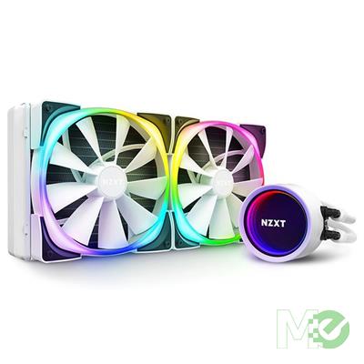 MX00118795 Kraken X63 RGB 280mm AIO Liquid CPU Cooler, White w/ Aer RGB Fans 