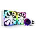 MX00118795 Kraken X63 RGB 280mm AIO Liquid CPU Cooler, White w/ Aer RGB Fans 